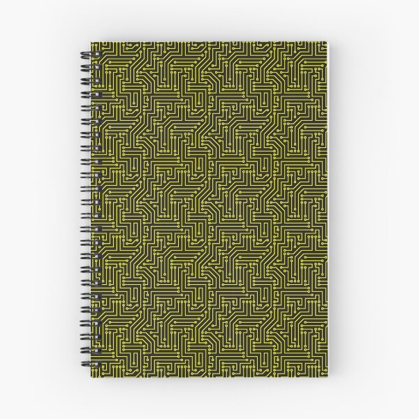 Item preview, Large Golden Computer Circuit Pattern designed and sold by Dator.