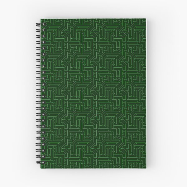 Item preview, Very Thin Large Green Computer Circuit Pattern designed and sold by Dator.