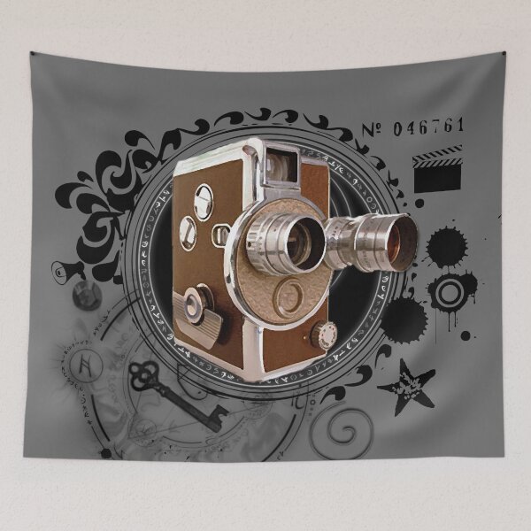 Item preview, Old Style Movie Camera designed and sold by Styled Vintage.