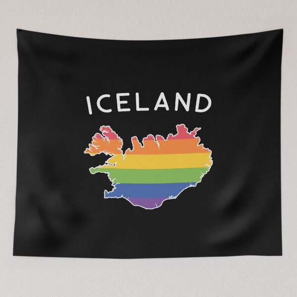 Item preview, LGBT Pride Flag Iceland designed and sold by Mile Marker Brands.