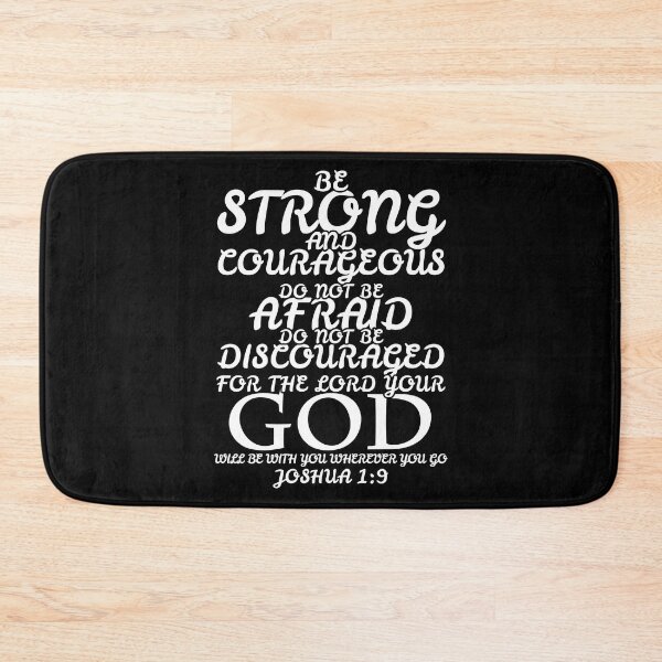 Item preview, Joshua 1:9 Be Strong And Courageous Do Not Be Afraid designed and sold by plushism.
