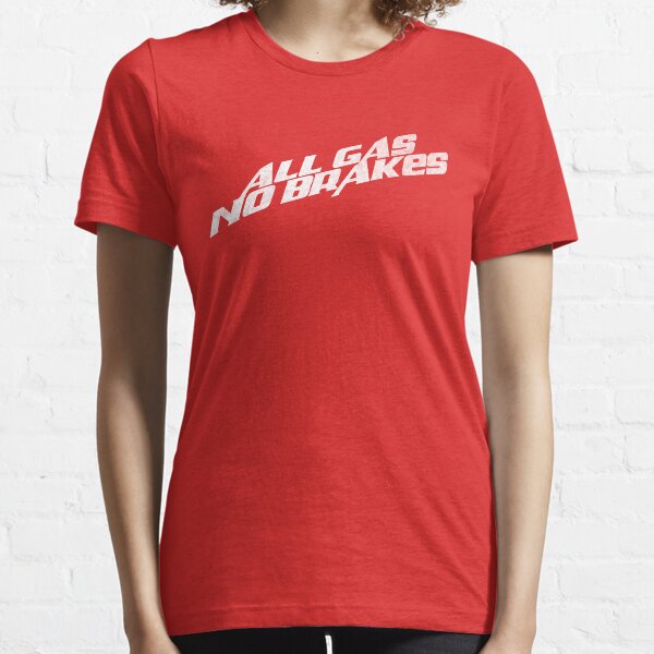Vollgas ohne Bremsen (weiß) Essential T-Shirt