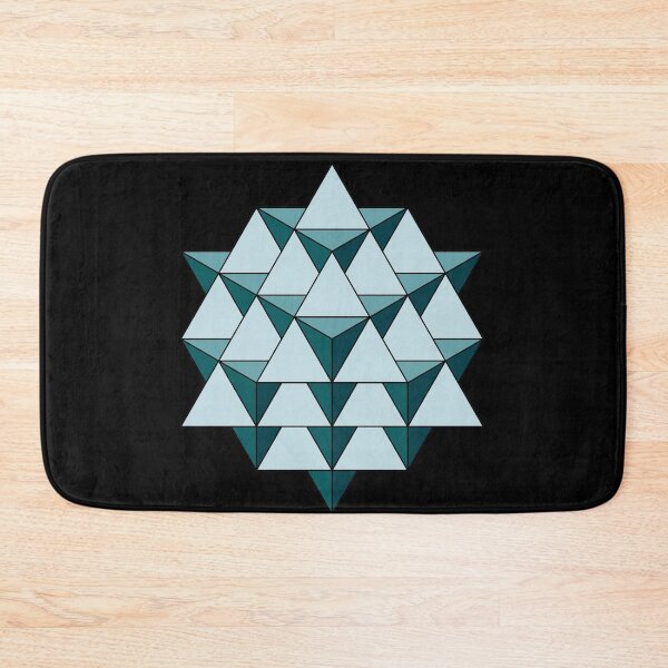Item preview, 64 Tetrahedron - Cool Blues designed and sold by Rupert Russell.