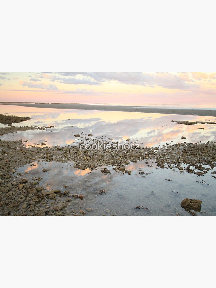 "Low Tide Reflections Exmouth Gulf WA Australia" Poster by