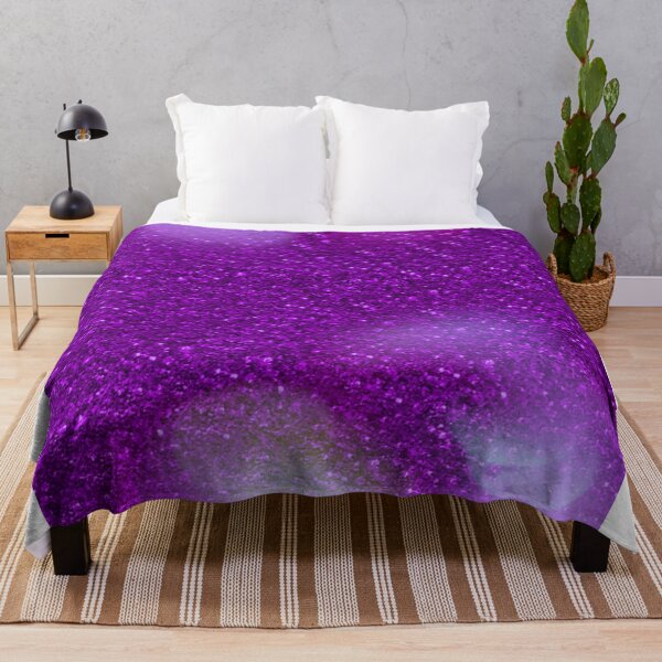 Item preview, purple glitter bokeh designed and sold by Jamcolors.