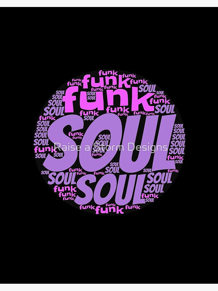 Funk and Soul Music word art | Art Board Print