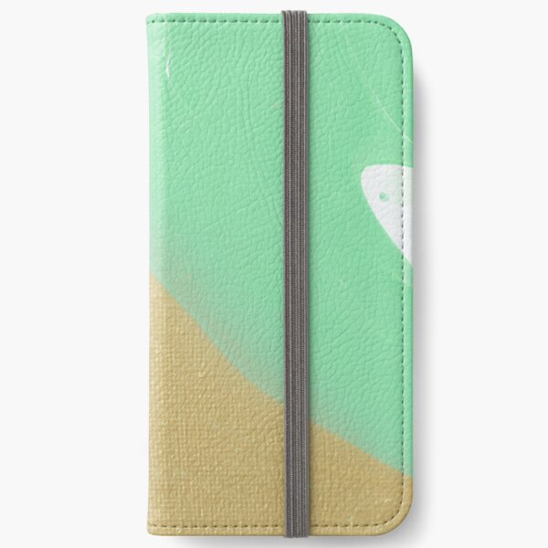 Seafoam - Abstract Acrylic Painting iPhone Wallet