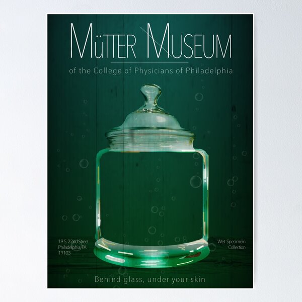 Mutter Museum Framed good illustration poster