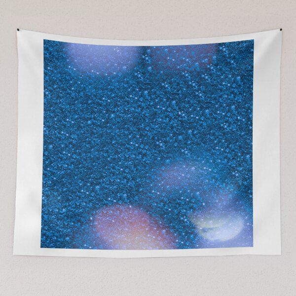 Item preview, Glitter bokeh blue designed and sold by Jamcolors.