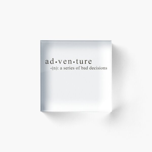 Adventure Acrylic Block