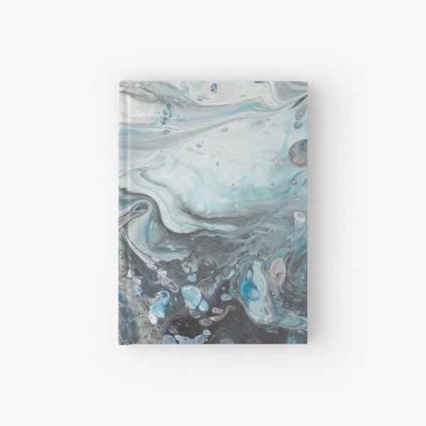 Tranquility - Abstract Acrylic Painting Hardcover Journal