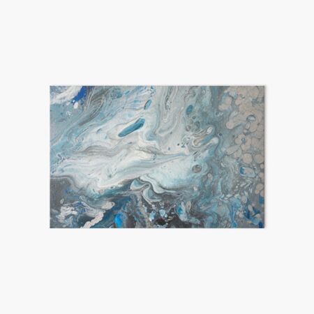Tranquility - Abstract Acrylic Painting Art Board Print