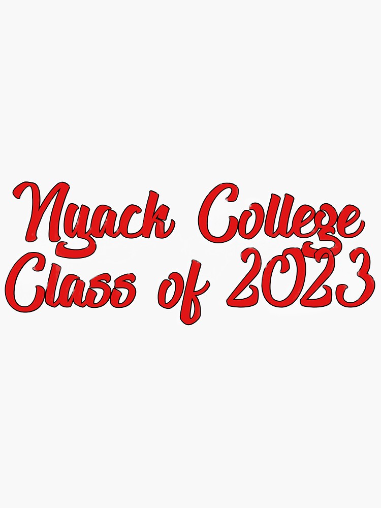 "Nyack College Class of 2023" Sticker for Sale by emilysstickerss