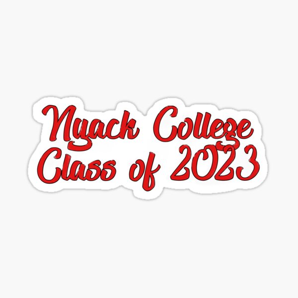 "Nyack College Class of 2023" Sticker for Sale by emilysstickerss