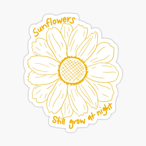 sunflower, Rex Orange County Sticker