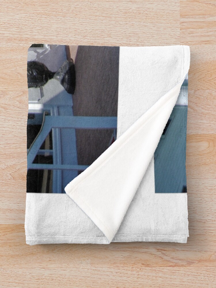 Thumbnail 3 of 6, Throw Blanket, Carriage at the Grand Hotel, Mackinac Island, Michigan designed and sold by Catherine Sherman.