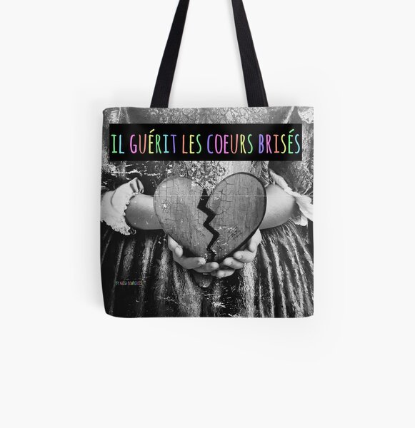 Il guérit les cœurs brisés Tote bag doublé