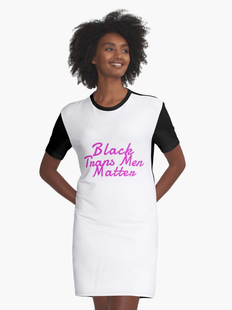 Blm Trans Men Pink Graphic T Shirt Dress By Noxsystem Redbubble