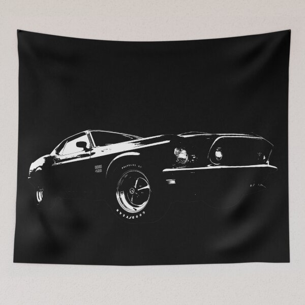 Item preview,  1969 Boss 429 white designed and sold by GrizzlyVision.
