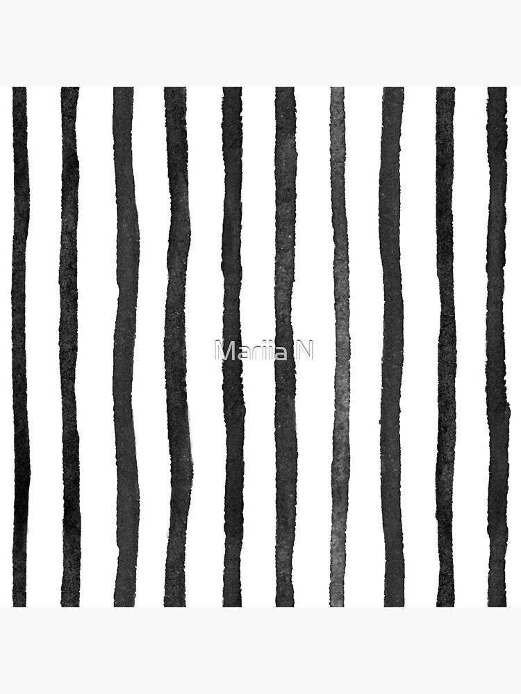 "Black and white striped wallpaper" Poster for Sale by Mimimimishechka
