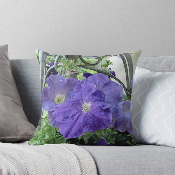 Item preview, Petunias in a Basket designed and sold by Rusty (Helen)  Valenza.