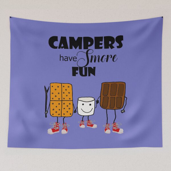 Item preview, Funny Campers have Smore Fun Smores Cartoon designed and sold by Nature's Fancy.