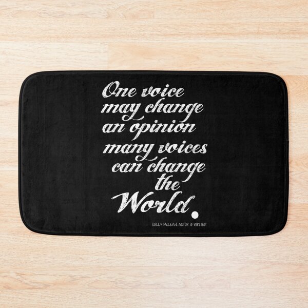 Item preview, One Voice Quote (Black & White Version) designed and sold by Styled Vintage.