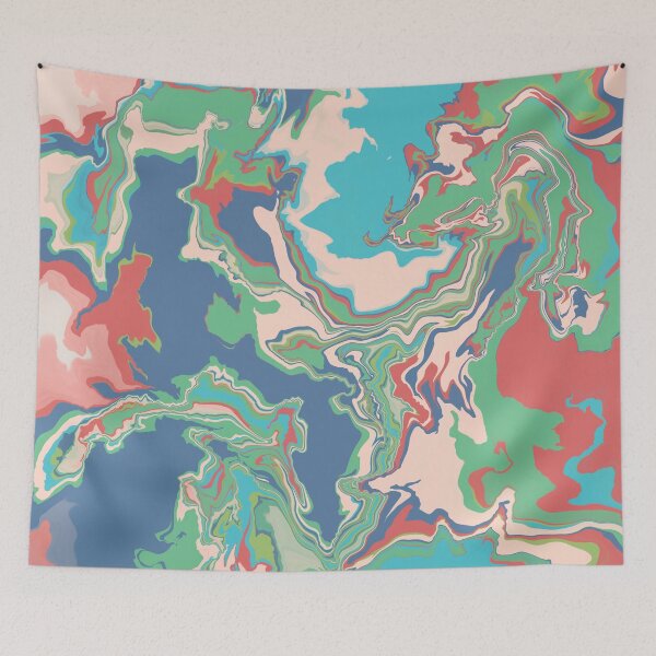 Item preview, Blue and Turquoise Marble designed and sold by ShareJoy.