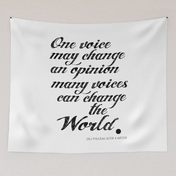 Item preview, One Voice Quote  designed and sold by Styled Vintage.