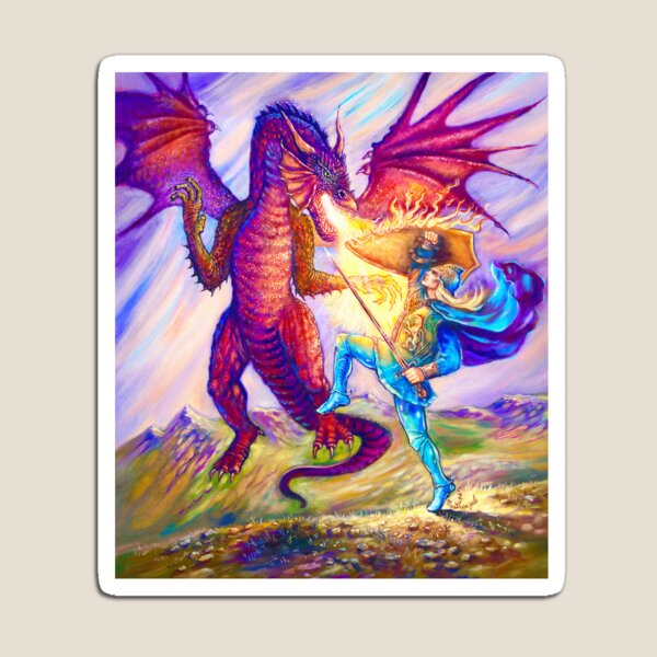 Item preview, SAINT GEORGE AND THE DRAGON designed and sold by Judy Mastrangelo.
