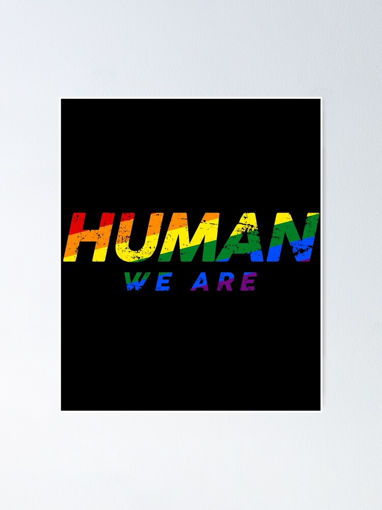 HUMAN Flag LGBT Gay Pride Month Transgender T Shirt Support HUMAN Flag LGBT Gay Pride Month Transgender T Shirt Support