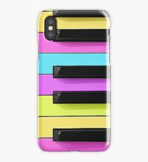 Retro Neon Keyboard iPhone Case
