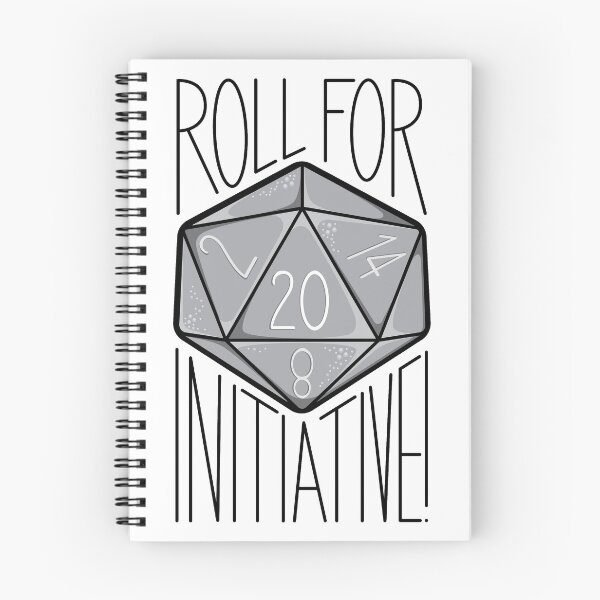 Item preview, Roll For Initiative D20 - Dados negros y grises designed and sold by TheGeometricFox.