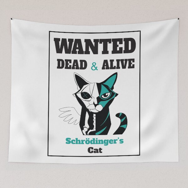 Item preview, Wanted - Schrödinger's Cat  designed and sold by starstuffstore.