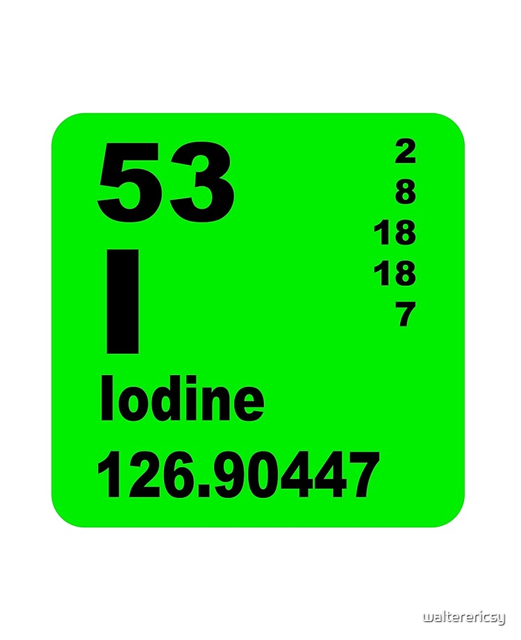 iodine periodic table