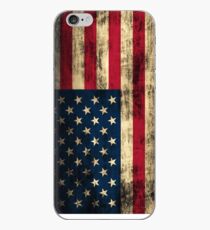 Rustic Patriotic American Flag iPhone Case