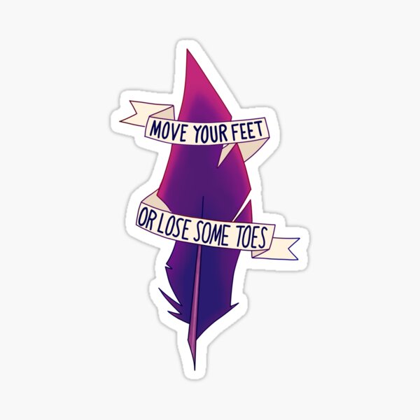 Xayah Quote Feather Sticker