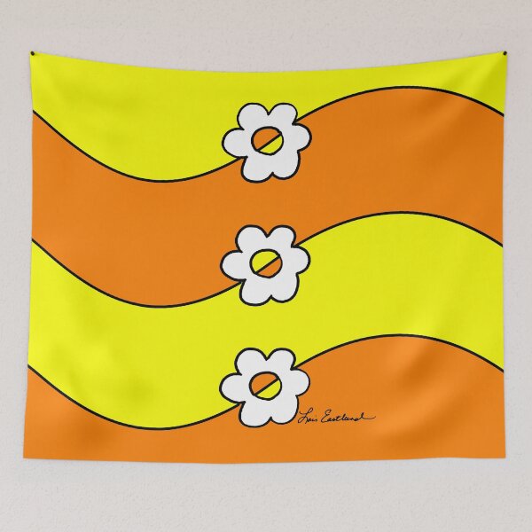 Item preview, Pop Flower Waves designed and sold by Lois Eastlund.