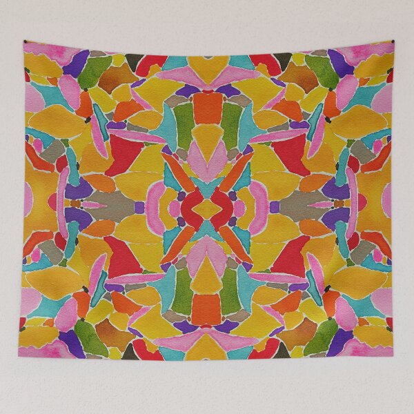 Item preview, Yellow Orange Multi Color Paint Chip Design  designed and sold by Ruth Palmer.