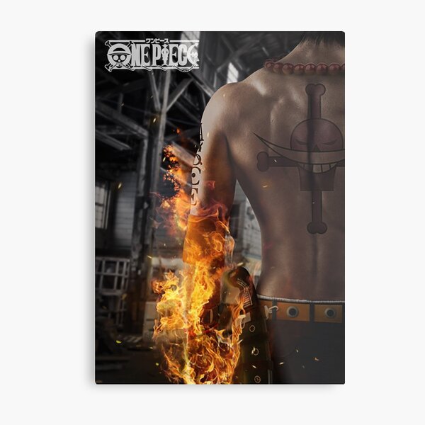 Fire Fist Ace Metal Print