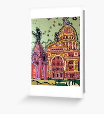 Defense! - Texas State Capitol - Austin, Texas Greeting Card