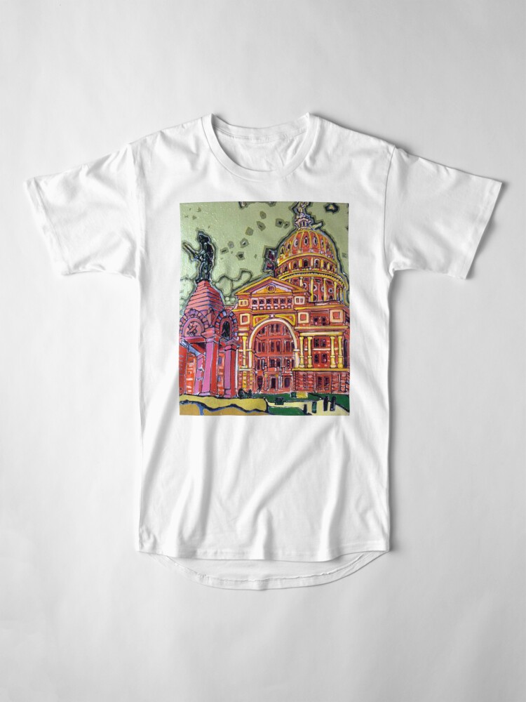 Alternate view of Defense! - Texas State Capitol - Austin, Texas Long T-Shirt