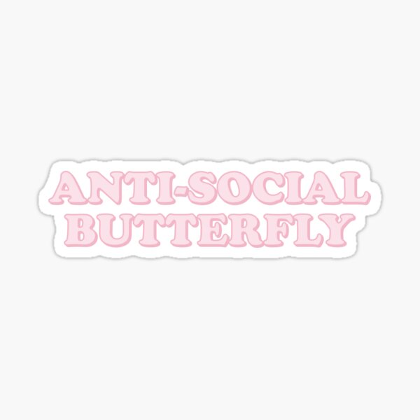 Item preview, Anti Social Butterfly designed and sold by antoniaguilar.