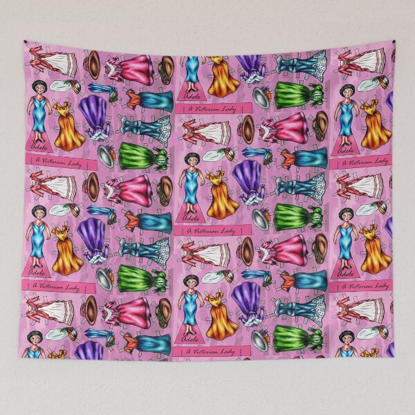 Item preview, Pink Victorian Paper Doll Pattern designed and sold by kilmenyreade.