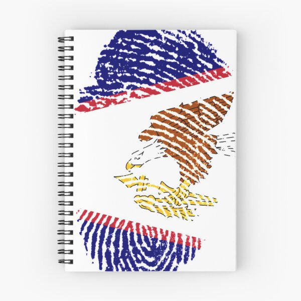 Item preview, American Samoa Flag Fingerprint designed and sold by Bigfoot T-Shirt Co..
