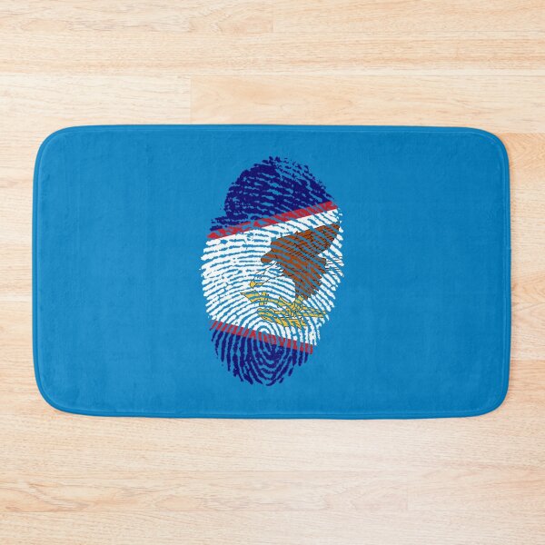 Item preview, American Samoa Flag Fingerprint designed and sold by Bigfoot T-Shirt Co..