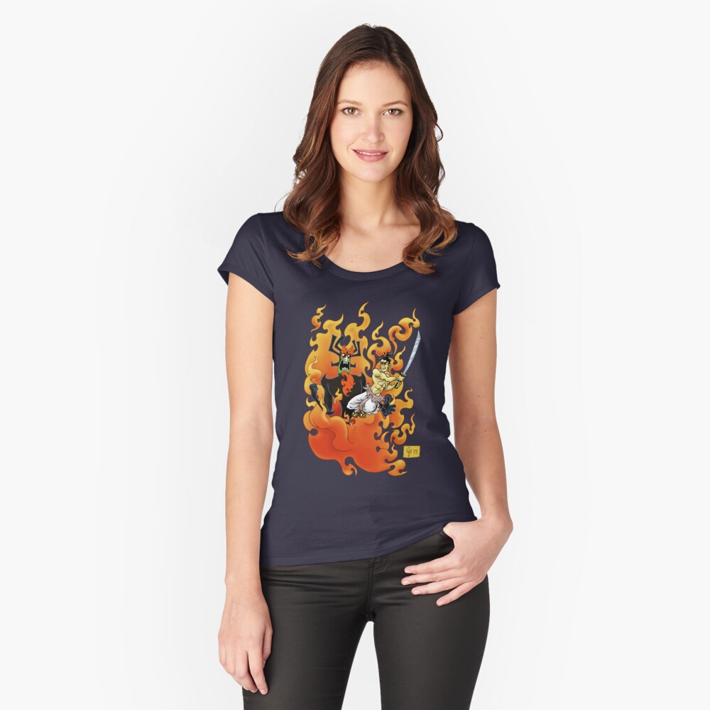 Item preview, Fitted Scoop T-Shirt designed and sold by Chrisboerlage.