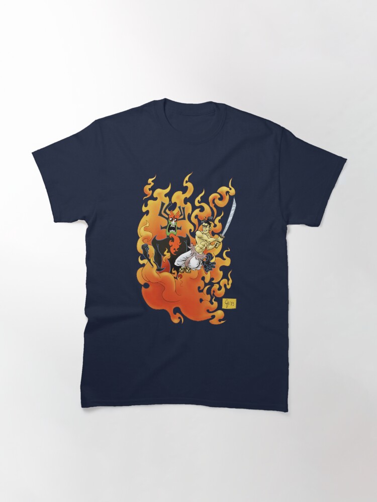 Thumbnail 3 of 7, Classic T-Shirt, Battle the acient evil designed and sold by Chrisboerlage.