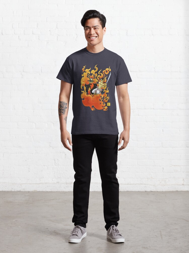 Alternate view of Battle the acient evil Classic T-Shirt
