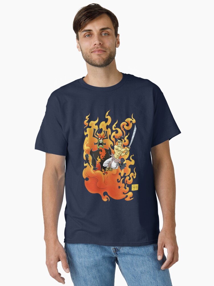 Thumbnail 1 of 7, Classic T-Shirt, Battle the acient evil designed and sold by Chrisboerlage.